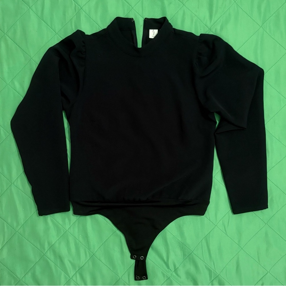 Joie Black Long Sleeve Women’s Bodysuit